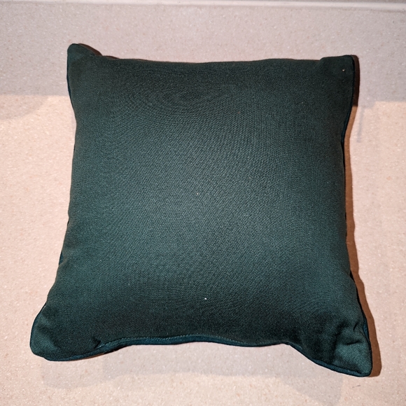 Vintage Farmhouse New Country Gear Embroidered Sheep Throw Pillow Square Red Gre - Picture 4 of 7